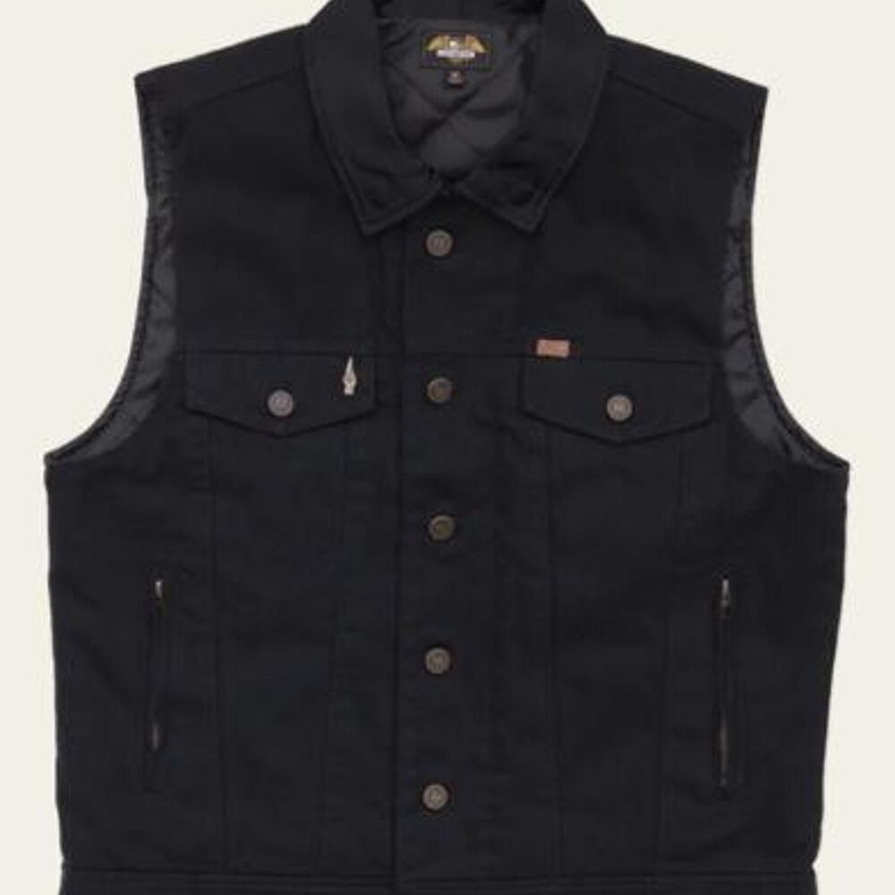 Loser Machine Black Biker Vest